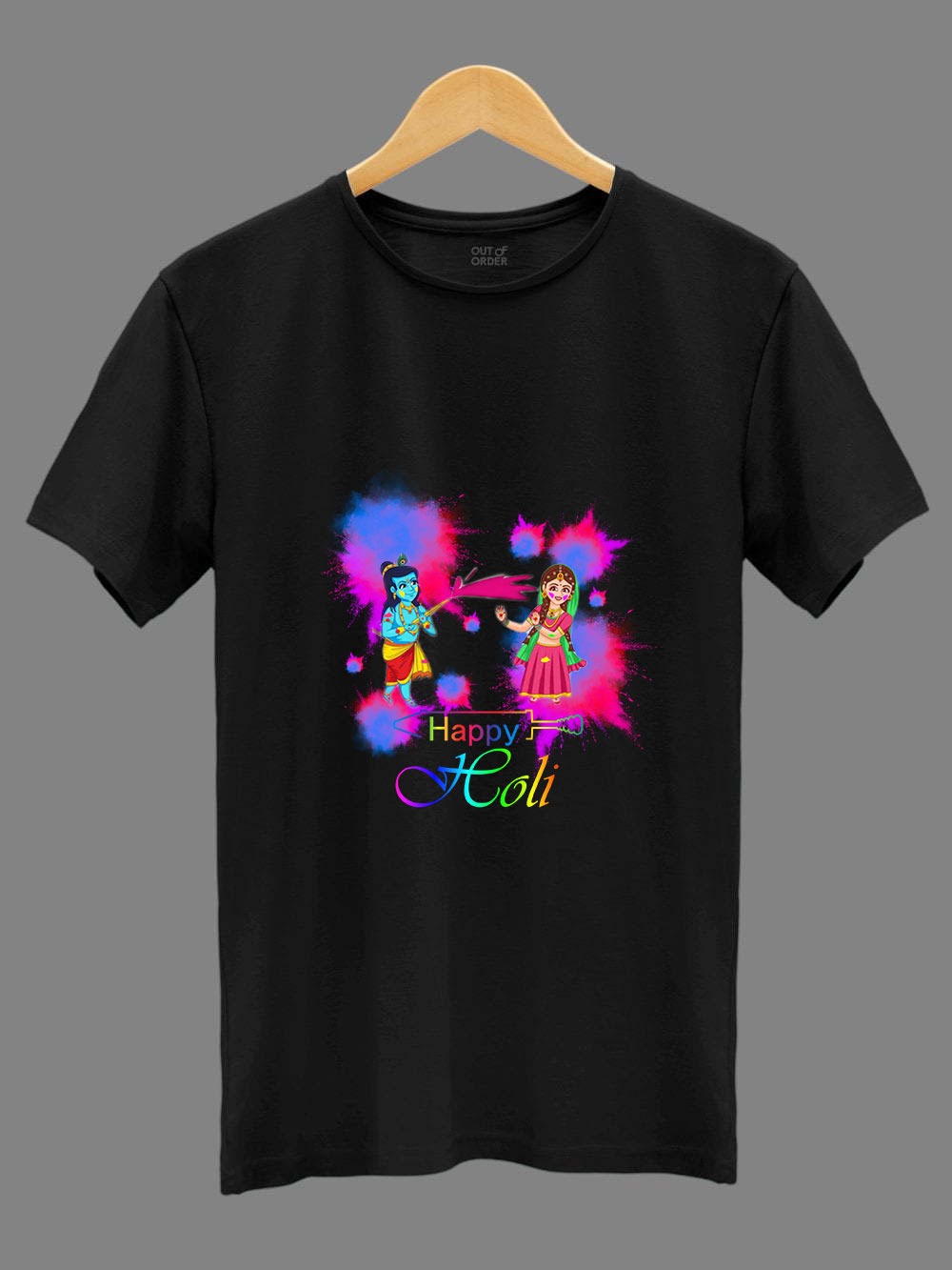 Swara Holi Special Unisex Cotton Holli Special Tshirt Wholesale Shop In Surat
